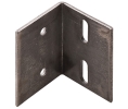 Hafele 260.25.045 Angle Bracket, 1 1/2" x 1 1/2", 2" Width, 1/8" Material Thickness, Steel, Unfinished