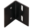 Hafele 260.25.345 Angle Bracket, 1 1/2" x 1 1/2", 2" Width, 1/8" Material Thickness, Steel, Black