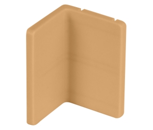 Hafele 260.26.411 Drawer Front Bracket Cover, 1-3/16 x 1-1/4" Dimensions, Plastic, Maple