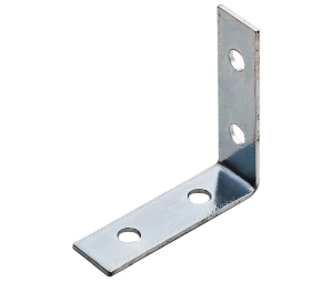 Hafele 260.33.904 Angle Bracket, 1 3/4" x 1 3/4", 1/2" Width, 1/16" Material Thickness, Steel, Zinc