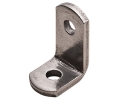 Hafele 260.35.002 Angle Bracket, Uses Pan Head #9 Screws, 1" x 11/16", 1/8" Material Thickness, Steel, Unfinished