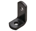 Hafele 260.35.302 Angle Bracket, Uses Pan Head #9 Screws, 1" x 11/16", 1/8" Material Thickness, Steel, Black