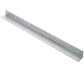 Hafele 260.39.940 Connecting Bracket, Uses Flat Head #9 Screws, 1" x 1", 16" Width, 1/16" Material Thickness, Steel, Zinc