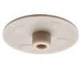 Hafele 262.24.525 Cover Cap, For Häfele Minifix® 15, without Rim, 5/8" Wood Thickness, 11/16" Head Ø, 1/8" Shaft Height, Plastic, Gray, Box of 100 Pieces