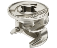 Hafele 262.26.538 Connector Housing, Hafele Minifix 15, without Rim, for Wood Thickness from 1/2", Zinc, Nickel Plated