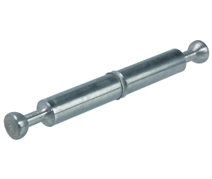 Hafele 262.28.786 Double-Ended Bolt, Häfele Minifix®, with ridge, bolt hole 7 mm, drilling dimension B: 34 mm, Zinc-Plated
