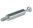 Hafele 262.28.937 Connecting Bolt, S100, Minifix® System, with M4 thread, Bolt hole 8 mm, bolt head Ø 7 mm, Drilling distance B: 34 mm, thread length L: 7.5 mm, Galvanized