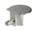 Hafele 262.35.570 Shelf Connector, Rasant-Tab, For wood thickness: From 19 mm, For plug fitting into 5 mm drill hole, Nickel Plated
