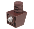 Hafele 262.41.109 Cabinet connector, Uno I, with pre-mounted special screw, Brown