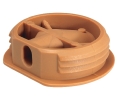 Hafele 262.43.489 RTA Connector, Plastic, Beige