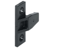 Hafele 262.50.368 Push-In Fitting, AS Frame Component, Keku System, with wood screws, Black