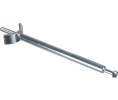 Hafele 262.87.947 Worktop Connecting Bolt, Häfele Maxifix 35, 154.5 mm (6-1/16") Bolt Length, Steel, Zinc-Plated