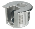 Hafele 263.11.705 Connector Housing, Rafix 20 System, without Ridge, with Tightening Element, For wood thickness 19 mm, Zinc, Nickel-Plated