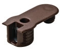 Hafele 263.12.105 Connector Housing, Rafix 32 SE System, without Ridge, With tightening element, For wood thickness 19 mm, Brown