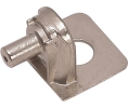 Hafele 263.61.553 Tab V Support Element, with 1/5" Pin, Press-fit, Zinc Alloy, Nickel-Plated