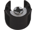 Hafele 263.64.554 Tab V Boss Insert, with Tightening Element, for Wood Thickness from 3/4", Black