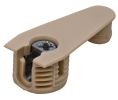 Hafele 263.98.091 Connector Housing, with Dowel, for 3/4" Wood Thickness, Beige