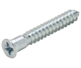 Hafele 264.43.164 One-Piece Connector, Self-Countersinking, with Pointed Tip, Shank Ø9/32", Head Ø2/5", Hex Socket Head 5/32", 2" Length, Zinc-Plated, Box of 1000