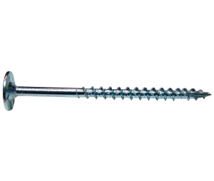 Hafele 264.67.915 PowerHead Screws, for Wood, #2 Square Drive, #10 x 1-1/4", Zinc-Plated, Box of 2000