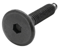 Hafele 264.88.330 Joint Connector Bolt 1/4-20, Type JCB-C, 1-3/16" Length, 4/5" Thread Length, Black Oxide, Box of 100