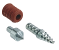 Hafele 267.22.900 Two-Piece Connector, Press-Fit, for Permanent Connections, for Drill Hole Ø5/16", Steel, Box of 100