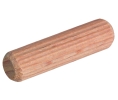 Hafele 267.80.202 Wood Dowel, Fluted, Kiln-Dried Hardwood, 5/16 x 1" Dimensions, Wood