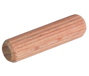 Hafele 267.83.238 Wood Dowel, Fluted, Kiln-Dried Hardwood, 5/16" x 1-1/2", Box of 1000