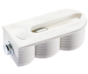 Hafele 267.91.252 Cabinet Connector, Lamello Cabineo, Black, 1/2" Routing Depth, Version Cabineo 12, White