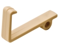 Hafele 282.16.471 Shelf Retainer, Ø1/5", for Shelf Thickness of 3/4", System Varianta 32, Plastic, Beige