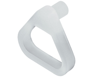 Hafele 282.28.727 Shelf Hold Downs, for 5/8" Shelf, Ø1/5", Plastic, White, Box of 100