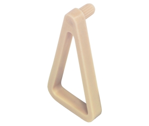 Hafele 282.28.739 Shelf Hold-Down, for 3/4" Shelf, Ø1/5", for Shelf Thickness 5/8", Plastic, Beige