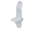 Hafele 282.47.740 Shelf Support, with Spring Clip, for Wood Shelves 3/4" Thick, Plastic, White