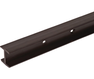 Hafele 282.79.101 H-Channel Shelf Connector, 12-7/8" Length, for use on 3/4" Material, Bronze