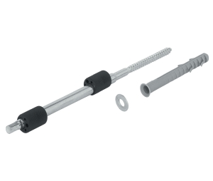 Hafele 283.32.014 Shelf Support, 1-2", Press-Fit Type, Wall Mounting, Concealed, for =3/4" Shelf Thickness