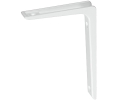 Hafele 287.35.741 Shelf Support, 265 lbs. per Pair, 6" x 4/5" x 7-7/8" Dimensions, Aluminum, White