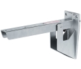 Hafele 287.47.917 Folding Bench Bracket, Hebgo, Heavy Duty, without Pull-In Spring, Steel, Hot-Galvanized