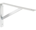 Hafele 287.55.761 208 Series L-Bracket, Super Duty, 12" x 8" x 1-1/5" Dimensions, Size 12", White