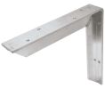 Hafele 287.74.052 Countertop Support Bracket, 18" x 24" L x H, 450 lbs per Bracket, Aluminum, Unfinished, Pair