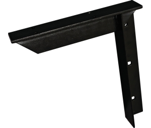 Hafele 287.74.332 Bracket, Concealed Design, 18" x 18", Black, Pair