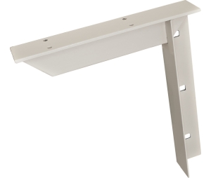 Hafele 287.74.731 Bracket, Concealed Design, 12" x 12" (LxH), White, Pair