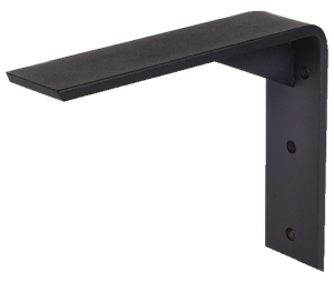 Hafele 287.75.317 Front Mounting Bracket Plus, Centerline Countertop Support, 22" x 14" D x H, Black