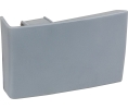 Hafele 290.06.028 Cover Cap, for Cabinet Hanger for Wall Unit, Visible Inside the Cabinet, Left Hand, Plastic, Gray