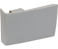 Hafele 290.06.034 Cover Cap, for Cabinet Hanger for Wall Unit, Left Hand, Stone Gray