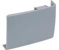 Hafele 290.06.048 Cover Cap, for Cabinet Hanger for Wall Unit, Right Hand, Gray