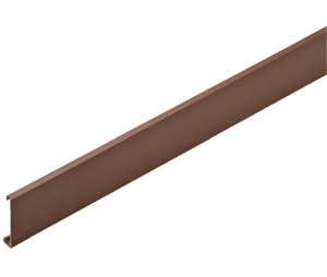 Hafele 290.12.190 Wall Rail Cover Strip, for Wall Rail, 290.11.901/907, Brown, Box of 25