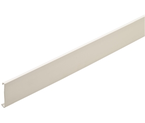 Hafele 290.12.790 Wall Rail Cover Strip, for Wall Rail, 290.11.901/907, White, Box of 25