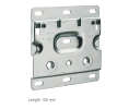 Hafele 290.40.991 Wall Plate, with Hook-Off Protection, for Cabinet Hanger for Base Unit, Steel, Galvanized