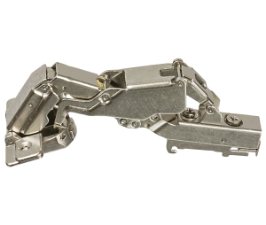 Hafele 315.02.702 Wide Angle Clip-On Hinge, 165° Opening Angle, Soft Close, Inset Overlay