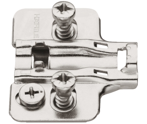 Hafele 315.98.664 Mounting Plate, for Clip-On Hinges, 25/64" Length, 5/32" Height