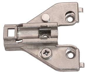 Hafele 315.99.506 Mounting Plate, Face Frame, for Clip-On Hinges, 3/13" Height, 3/8" Overlay
